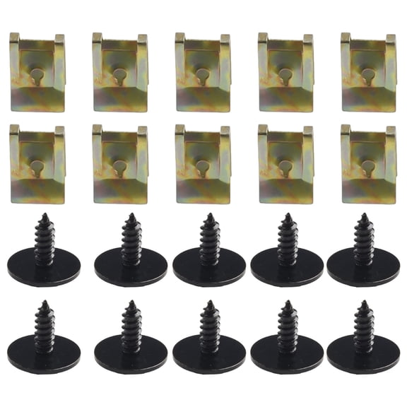 10set for BMW Hex Head Tapping Socket Bolt Screw Clips Undertray Splash Guard