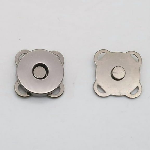 10sets Alloy Buttons Snap Fastener Flower for Cloth & Purse Makings Gunmetal 18mm 2pcs/set