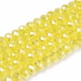 thumbnail image 2 of 10 Strands AB Color Plated Electroplate Glass Faceted Rondelle Beads – 3x2mm Spacers, Mixed Colors 2 of 6