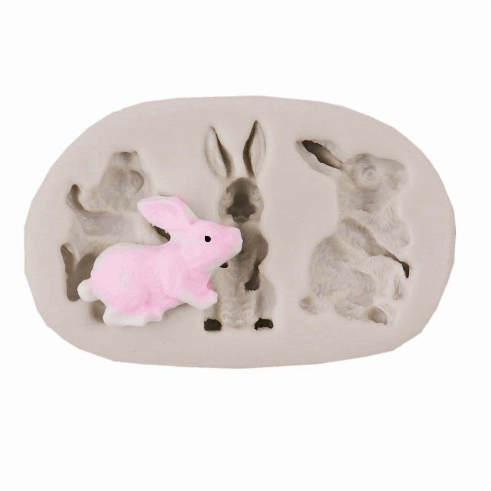 10strands Food Grade Bunny Silicone Molds Fondant Molds For DIY Cake ...