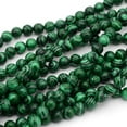 thumbnail image 1 of 10strands Gemstone Strands Imitation Malachite Round Dyed 6mm Hole: 0.5mm about 64pcs/strand 15.5 inch, 1 of 3