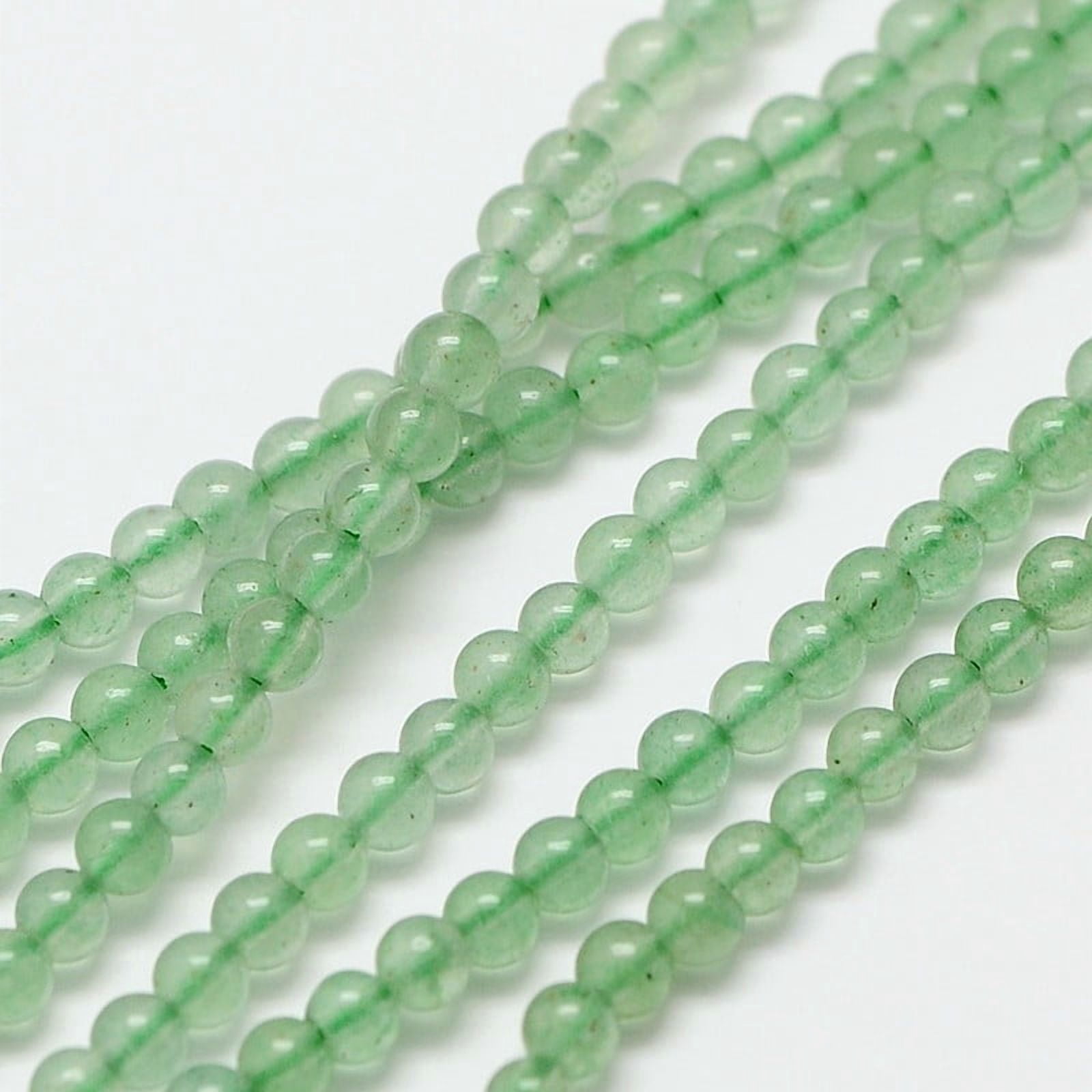 10strands Natural Gemstone Aventurine Round Beads Strands Green Aventurine 2mm Hole: 0.8mm about 184pcs/strand 16 inch
