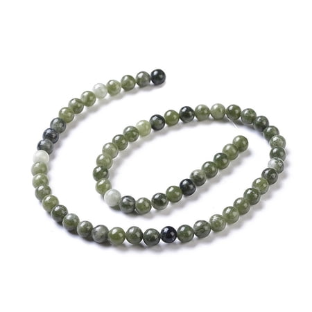 10strands Taiwan Beads Strands Round Olive 6mm