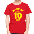thumbnail image 1 of 10th Birthday Candle 10th Birthday Boy Shirt 10 Year Old Boy 10th Birthday Shirts for Boys Birthday Gift, 1 of 9