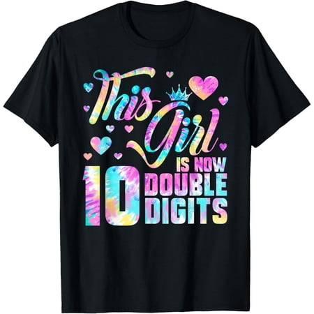 10th Birthday Double Digits Celebration T-Shirt