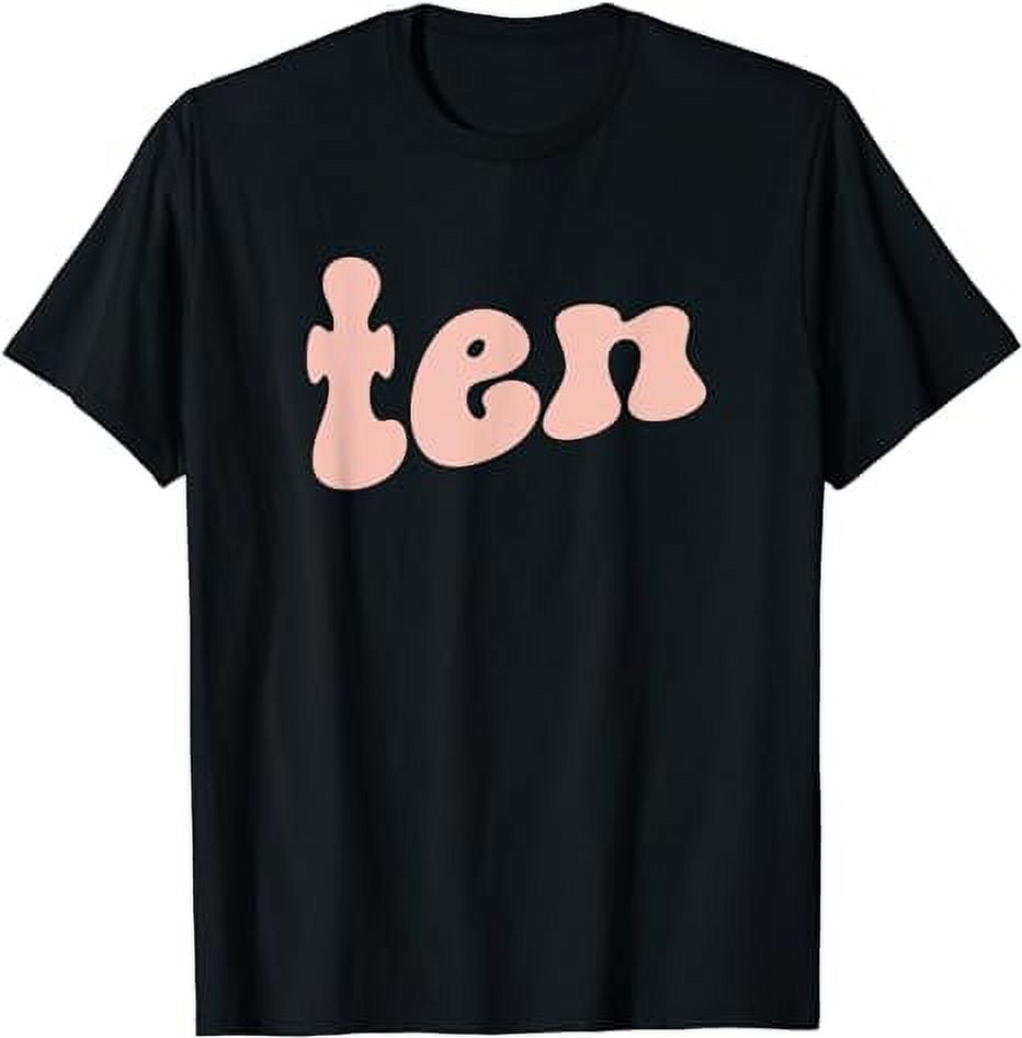 T-Shirt Girls Generation - 10th Anniversary Black