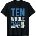thumbnail image 1 of 10th Birthday Shirt Gift Boy Age 10 Ten Year Old Boys Son T-Shirt, 1 of 4