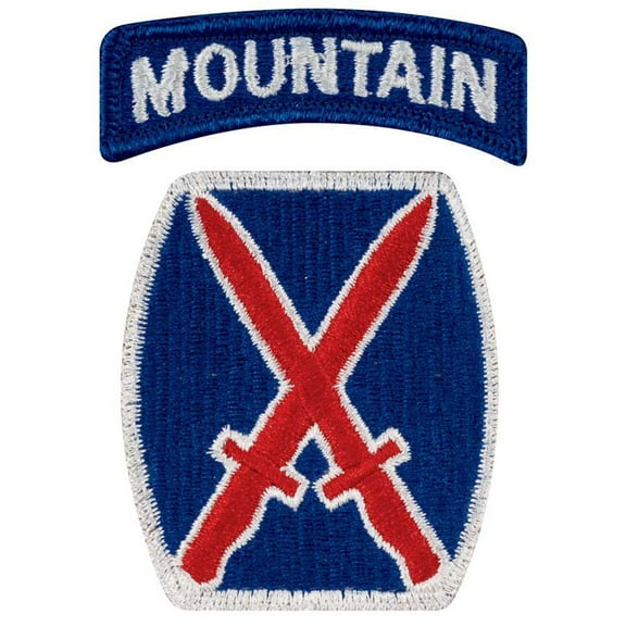 10th Mountain Division Patch Color