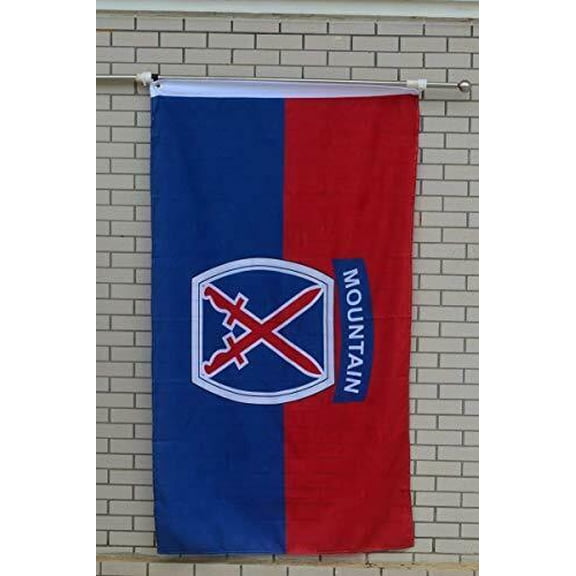 10th Mountain Infantry Division Flag US Army Military Flags Polyester 3x5 FT Banner