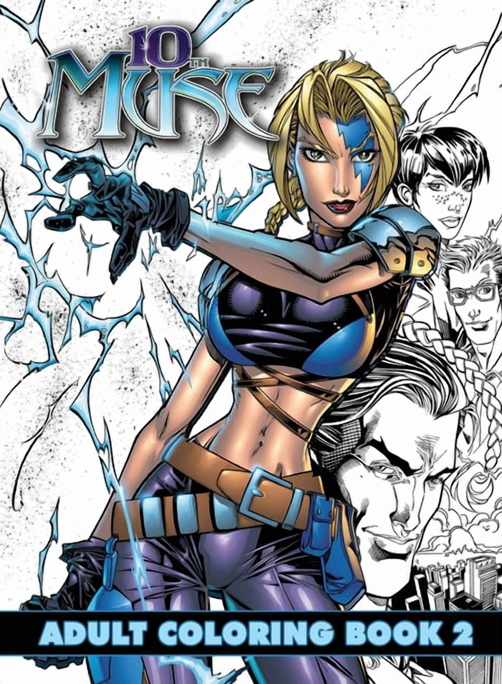 10th Muse 10th Muse: Adult Coloring Book: Volume 2, (Paperback ...