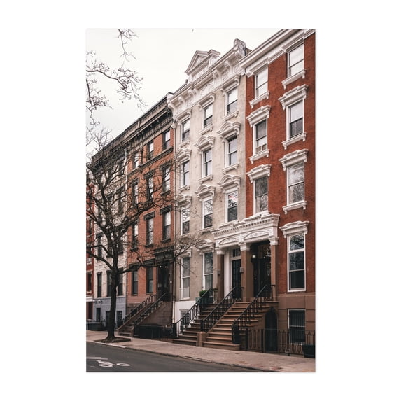 10th Street Architecture, East Village 01 - Manhattan New York Photography Unframed Wall Art Print 12 x 18 inches