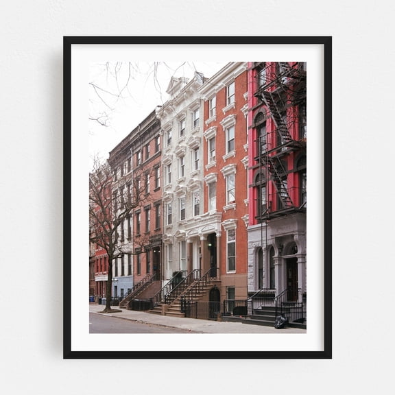 10th Street, Tompkins Square - Manhattan New York Photography Black Framed Wall Art Print 30 x 40 inches