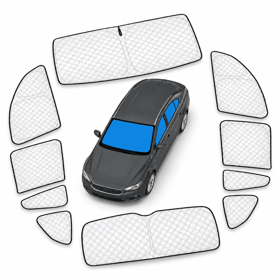 10thickened Sun Shade For X3 2018-2024 Full Set Window Covers ...