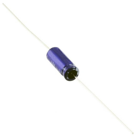 10uF 100V Axial Electrolytic Capacitor, Polarized, 85C, Tolerance ±20%