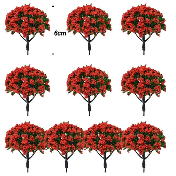 10x 1\/150 Scale Artificial Model Trees Train Forest Diorama Scenery Layout