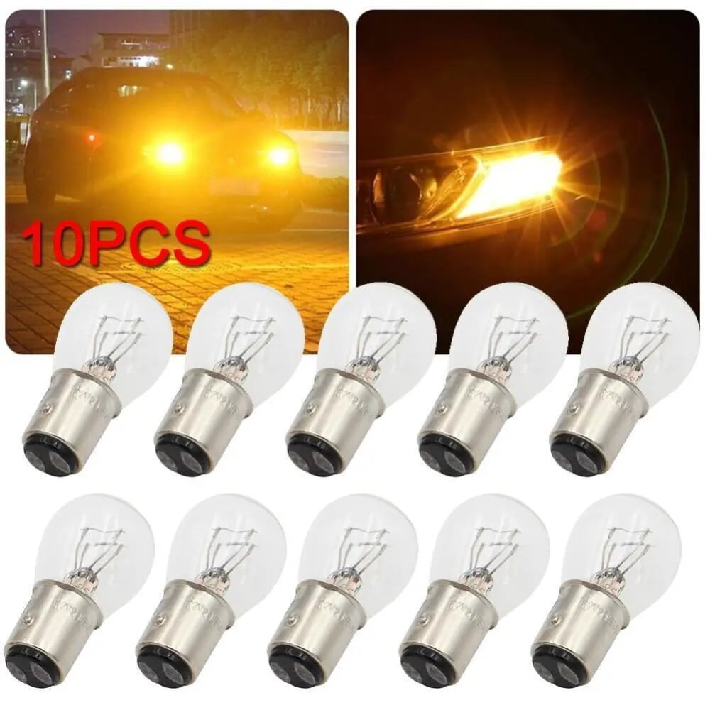 10x 1157/LL Car/Truck Bulb Brake Light Halogen Backup Turn Signal Clear