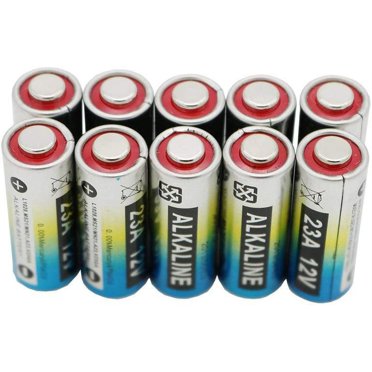10-Pack A23 23A 12V Alkaline Batteries – 23GA, E23A, MN21, GP23A, LRV08 & More – 1 Year Warranty