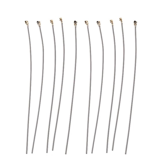 10x 2.4g Receiver Antenna 15cm, Replacement Aircraft Receiver Antenna Ipx13 Connector Rf113 Silver-plated Wire For Futaba Frsky