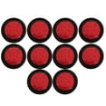 thumbnail image 1 of 10x 2.5 Round Red Led Clearance Side Marker Lights Kit 13 Diodes Light Grommet Wire Pigtail Truck Trailer Rv Flush Mount Waterproof 12V Sealed, 2.5 Round Led Marker Lights, 1 of 7