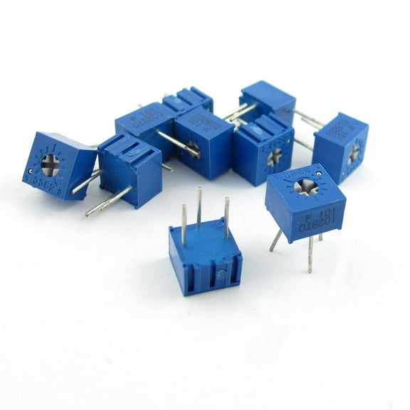 10x 3362P 101 500V 2K Ohm Top Adjustment Potentiometer Trimmer Variable Resistor