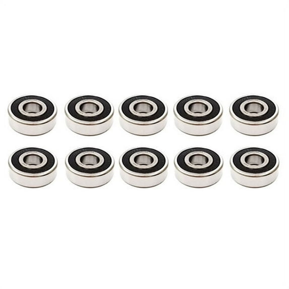 10x 6300 2RS Rubber Sealed Deep Groove Ball Bearings - 10x35x11 mm