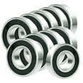thumbnail image 1 of 10x 6803-2RS Ball Bearing 17mm x 26mm x 5mm Rubber Seal RS 2RS Shielded, 1 of 1