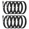 thumbnail image 1 of 10 Pack Afflux USB-C to USB-C PD Fast Charger OEM Charging Cable Compatible with iPhone 16 /15 Pro Max Plus / Samsung Galaxy S25 S24 S23 S22 Ultra / iPad Pro / Universal for all Type-C (3ft, Black), 1 of 5