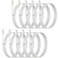 thumbnail image 1 of 10 Pack Afflux USB-C to USB-C PD Fast Charger OEM Charging Cable Compatible with iPhone 16 /15 Pro Max Plus / Samsung Galaxy S25 S24 S23 S22 Ultra / iPad Pro / Universal for all Type-C (3ft, White), 1 of 5