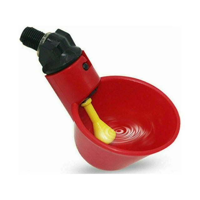 10x Automatic Chicken Water Feeder Cups for Poultry and Birds
