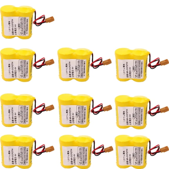 10x BR-CCF2TH Battery BR-C 6V 5000mAh BRCCF2TH Battery For Fanuc PLC BR-CCF2TH