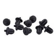 thumbnail image 1 of 10x Black Rubber 6.35mm Audio Jack PC DVD Microphone Socket Dust Cover, 1 of 8