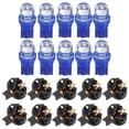 thumbnail image 1 of 10x Blue T10 194 LED Bulbs for Instrument Gauge Cluster Dash Light W/ Sockets US, 1 of 3