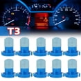 thumbnail image 1 of 10x Blue T3 Neo Wedge LED Bulbs Car Instrument Panel Light Dashboard Dash Lamp, 1 of 6