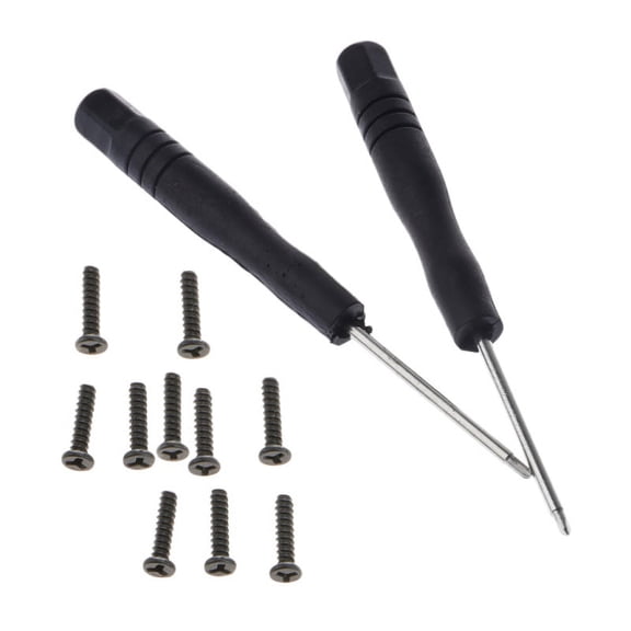 10x Bottom Screws + Screwdrivers for Switch NS NX