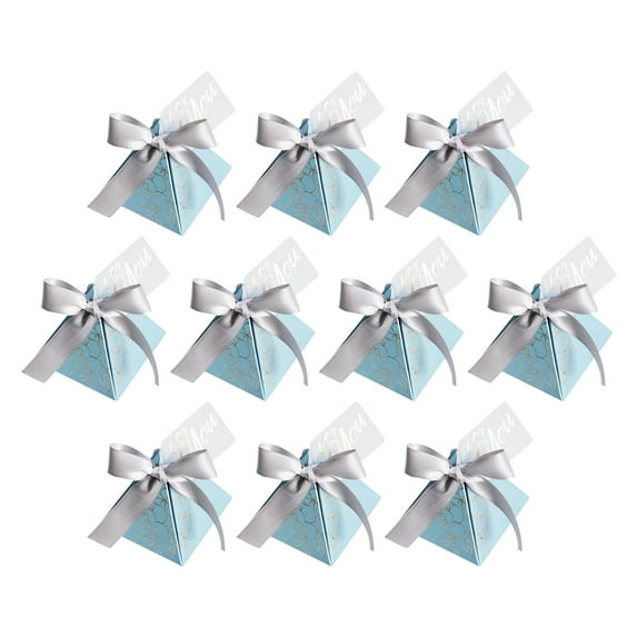 10x Candy Box, Snack Box Empty for Wedding Halloween Decor Blue