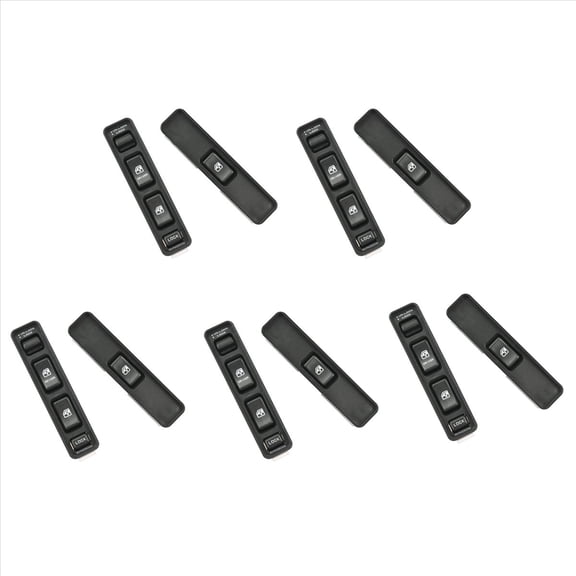 10x Car Electric Power Window Master Control Switch Left Right for Vitara 37990-60A00 3799060A00 37995-60A00,5 x Left Window Control Switch 5 x Right Window Control Switch,black