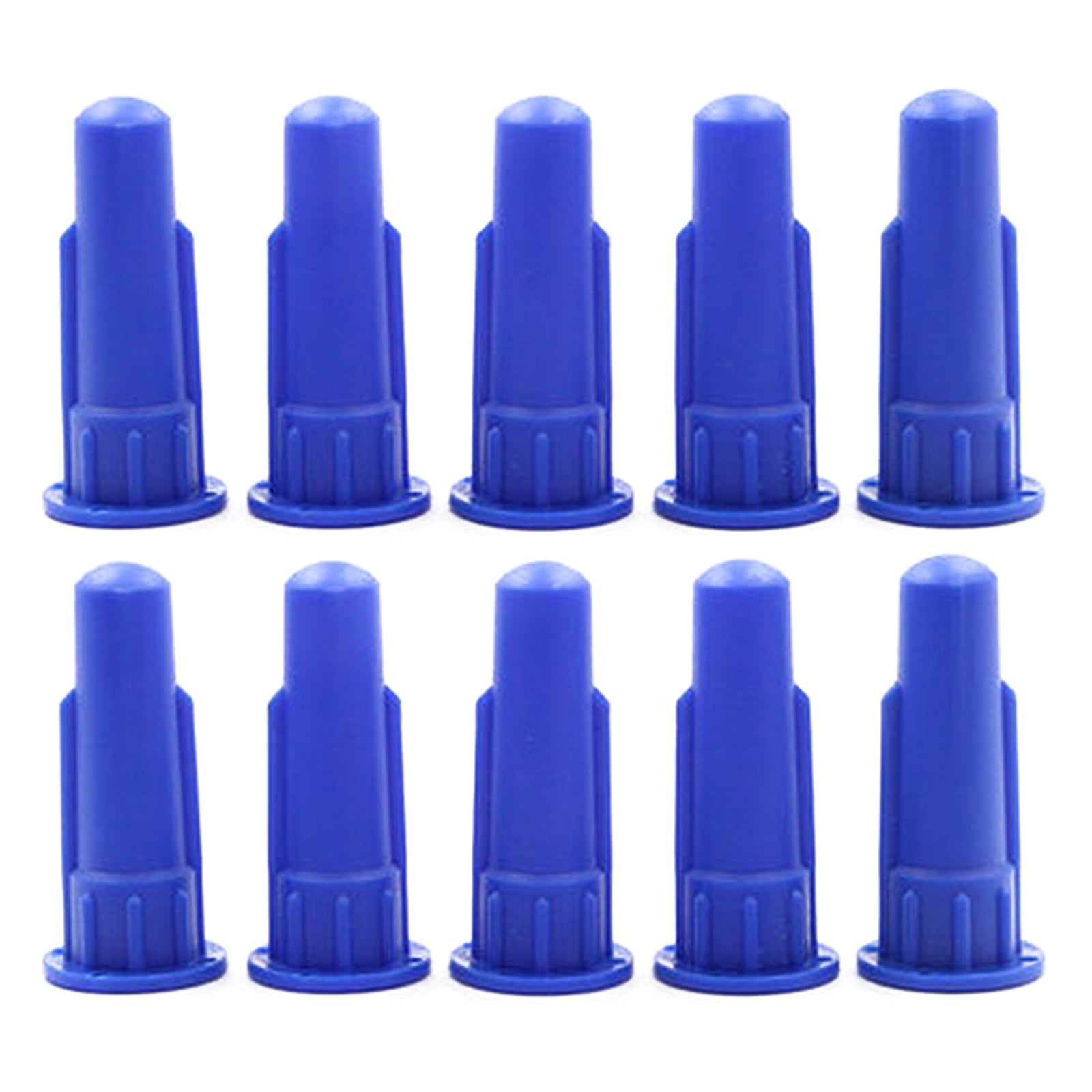 10x Cylindrical Cone Nozzle Portable Silicon Nozzles Syringe Accessory ...