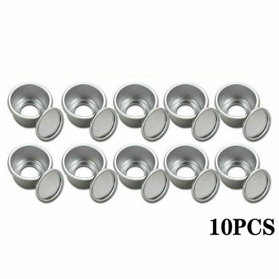 10x DIY 2'' Mini Cake Pan Removable Bottom Pudding Mold Baking Bakeware Mould UK