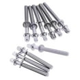 thumbnail image 1 of 10x Drum Tight Screw Screw Rods Drums Accessories Universal Replacement Percussion Parts Durable Tension Rods Percussion Percussion Mounts 5mmx70mm, 1 of 9