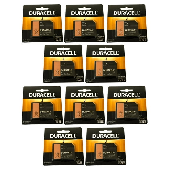 10x Duracell 7K67 6V Battery 1412A, 1412AP, 4018, 4LR61, 7K67, EN539, J, J539