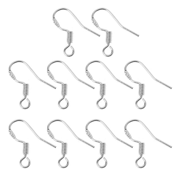 10x Earring Hooks French Ear Wire Earring Making Findings Parts Jewelry DIY Supplies Kit for Women Girl DIY Crafts Tool
