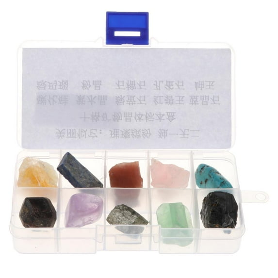 10x Educational Geology & Mineral Collection Crystal