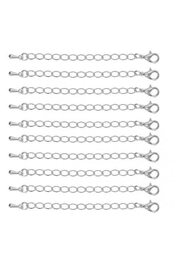 10x Extension Chain Necklace Extenders Finding 75mm