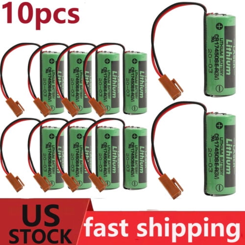 10x FANUC BATTERY A98L-0031-0012 for SANYO CR17450SE-R 3V PLC INDUSTRIAL BATTERY US STOCK