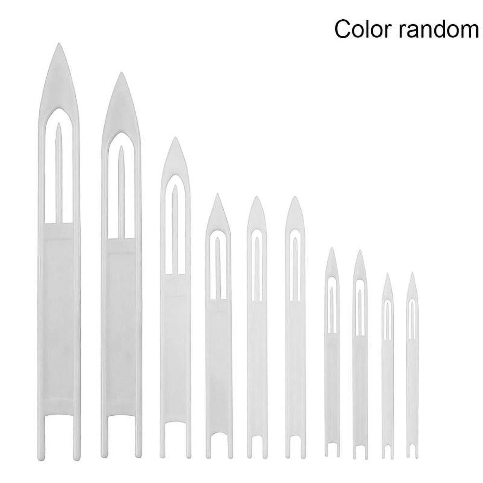 10x Fishing Netting Needle Repair Net Line Plastic Weaving Shuttles DIY