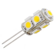 10x G4 5050 SMD 9 LED Light Pure White Car Marine Bulb
