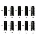10x Greenhouse Plastic Black Snap Clamp for PVC Pipe Greenhouse Frame