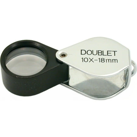 10x Jewelers Loupe Folding Magnifier Tool 18mm Lens