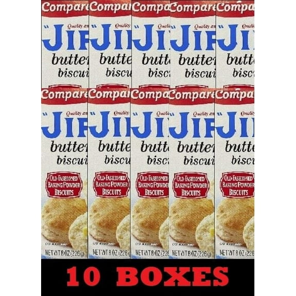 10x Jiffy BUTTERMILK BISCUIT Mix 8 Oz Box Baking Butter Milk - 10 BOXES BULK