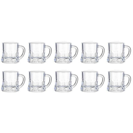10x Mini Beer Mugs Shot Glasses Beer Glasses Plastic Beer Tasting" Shot Mug SP By YSABOXS